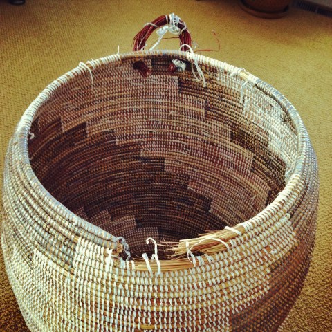 laundry basket seen better days