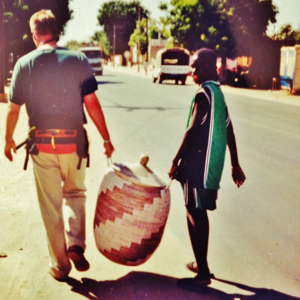 picking up our fav basket