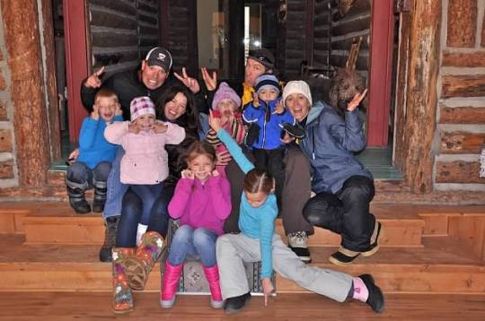 Sweet traditions with Dreena, Uncle Brent, Karson, Presley, and Rex.