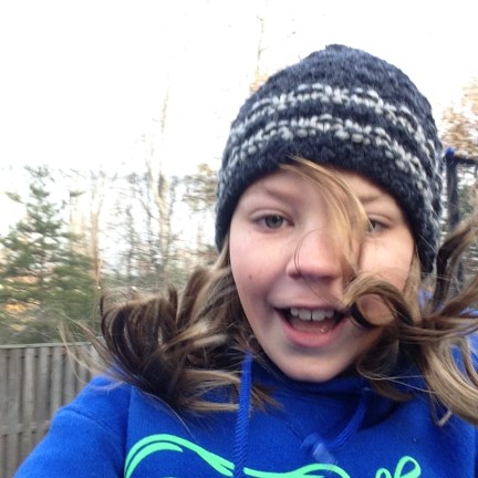 Girl jumping on trampoline Girl jumping on trampoline